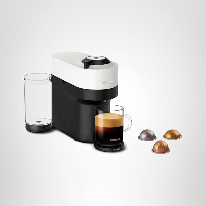 Nespresso Vertuo Pop+ Coffee and Espresso Maker by Breville, Coconut White | Amazon (US)