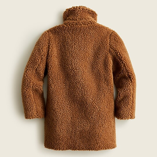 Girls' teddy sherpa coat | J. Crew US