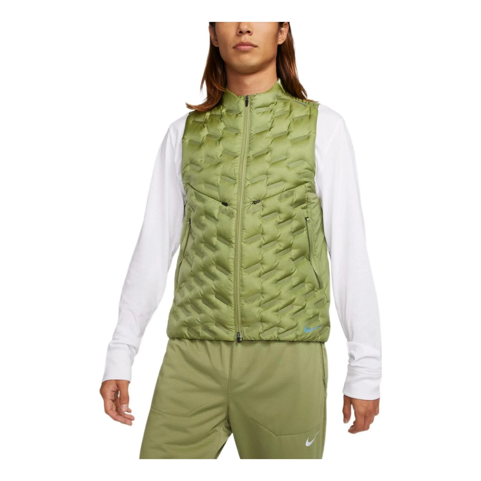 Nike Therma-FIT ADV Repel Down-Fill Running Vest 'Green' | KICKS CREW