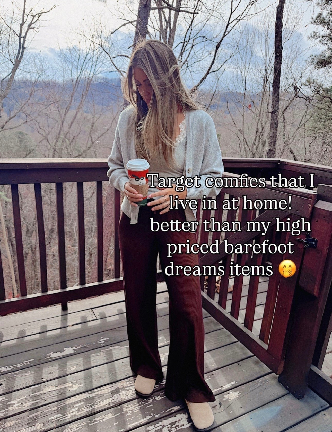 Wearing XSs. Best loungewear!