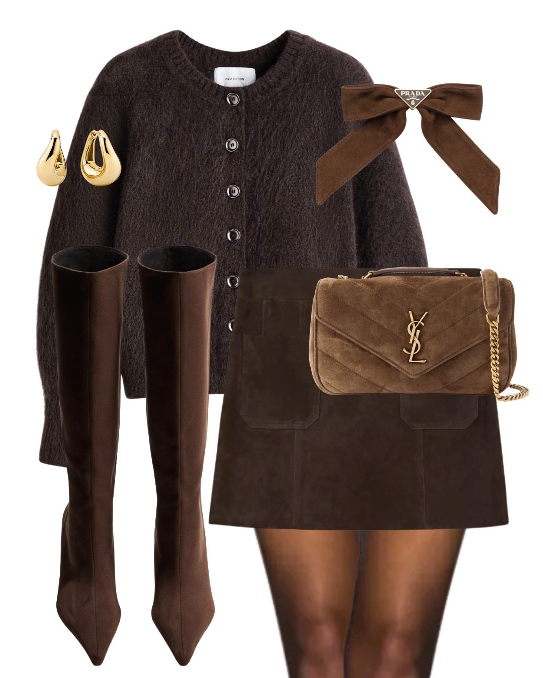 MOHAIR CARDIGAN - new in @hm brown cardigan styled with a suede skirt and knee high boots

#boots #suede #hm

#LTKuk #LTKwinter #LTKstyletip