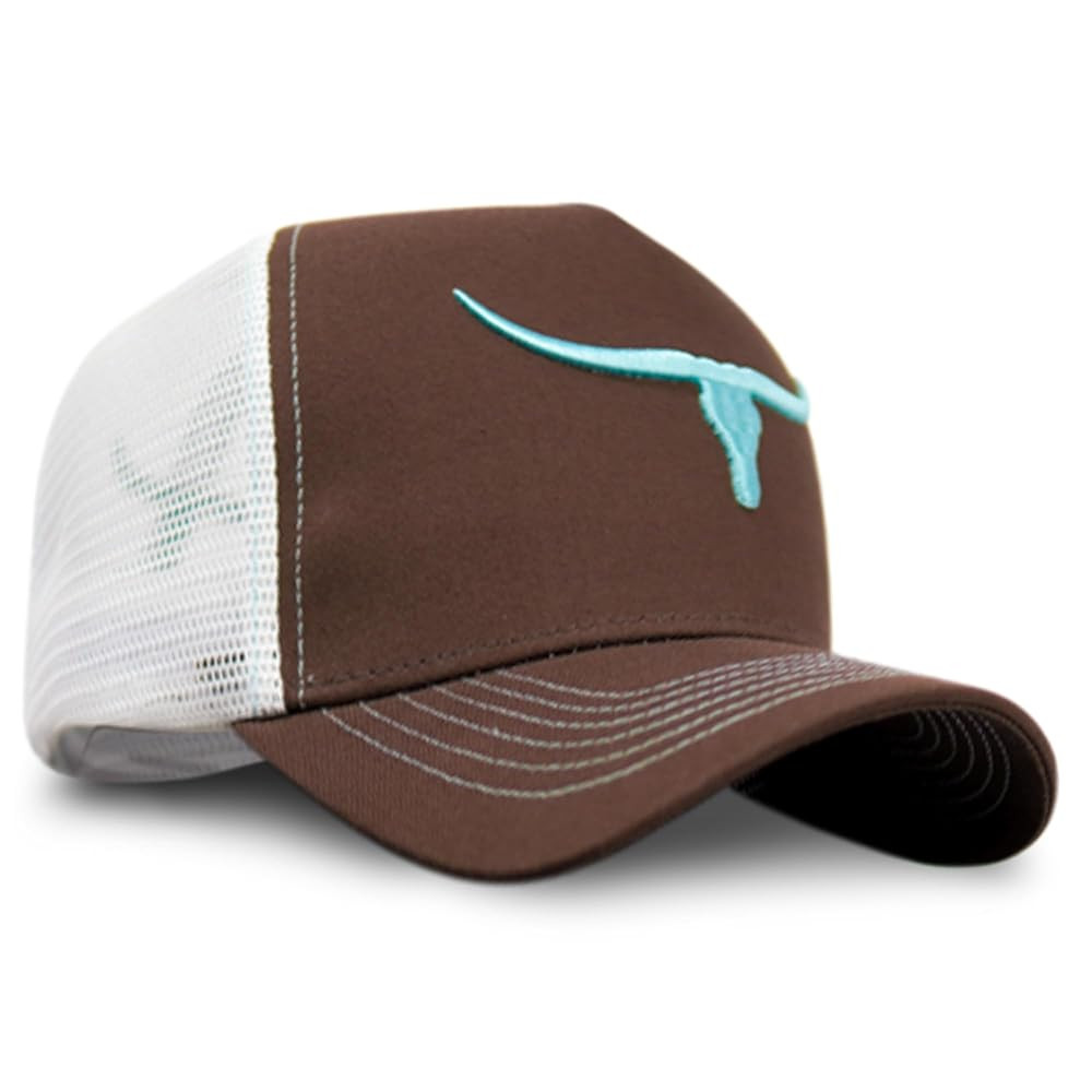 Western Texas Flat Bill Trucker Hat Longhorn Country Rodeo Cowboy Ranch Embroidered Snapback Base... | Amazon (CA)