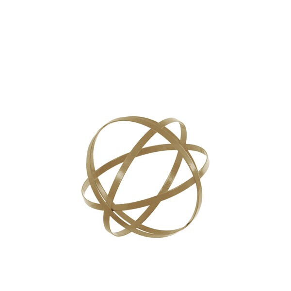 Gold Metal Coated Finish 4-circle Orb and Sphere Accent Piece | Bed Bath & Beyond
