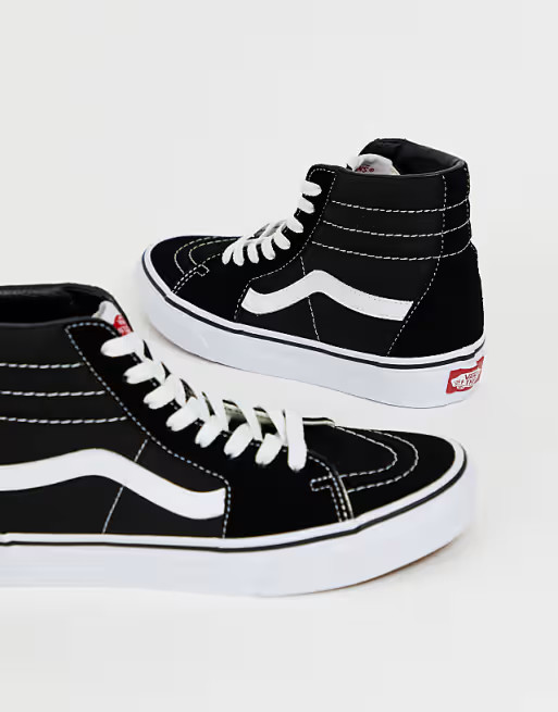 Vans SK8-Hi black sneakers | ASOS (Global)