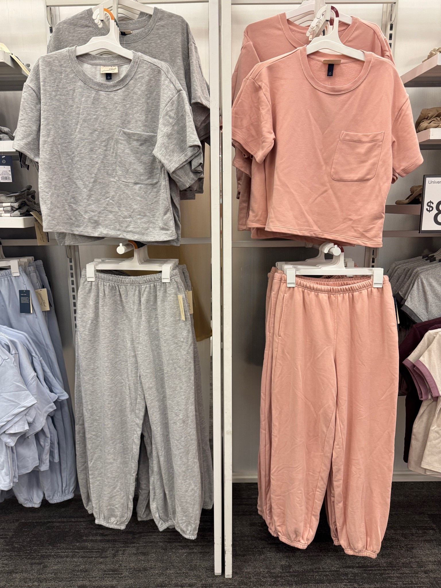 I would do size L in top and bottom in this set. 
#target
