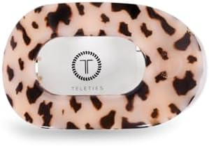 TELETIES - Large Flat Round Clip - Strong Grip, Bendable Teeth, Comfortable Curved Design - For L... | Amazon (US)