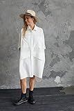 White oversized shirtdress | Amazon (US)