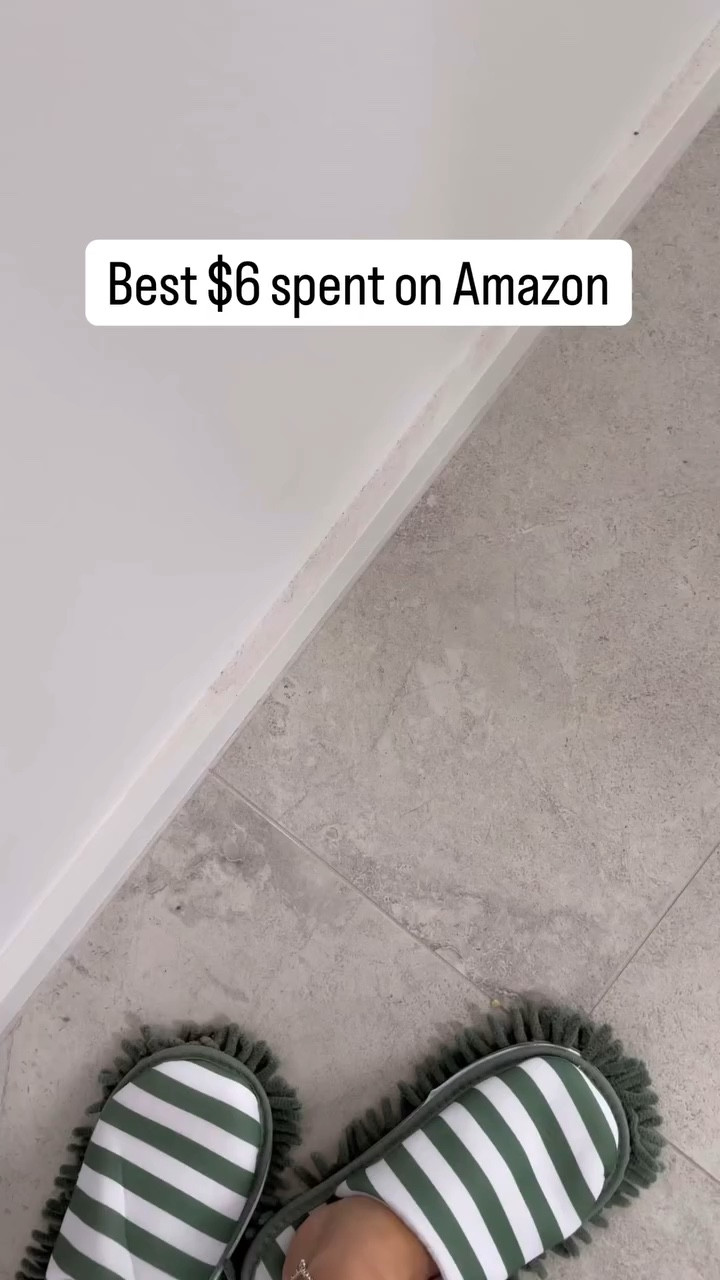 POV: You found the secret to clean floors without actually mopping.Just walk, slide, and let the chenille soles do the work 🤍 scroll down to shop!

#LTKHome #LTKdayinmylife #LTKmomlife