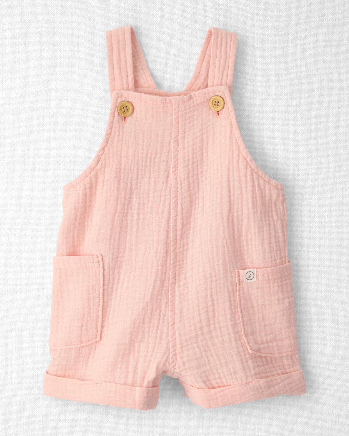 Baby Girl Organic Cotton Gauze Shortalls | Carter's Inc