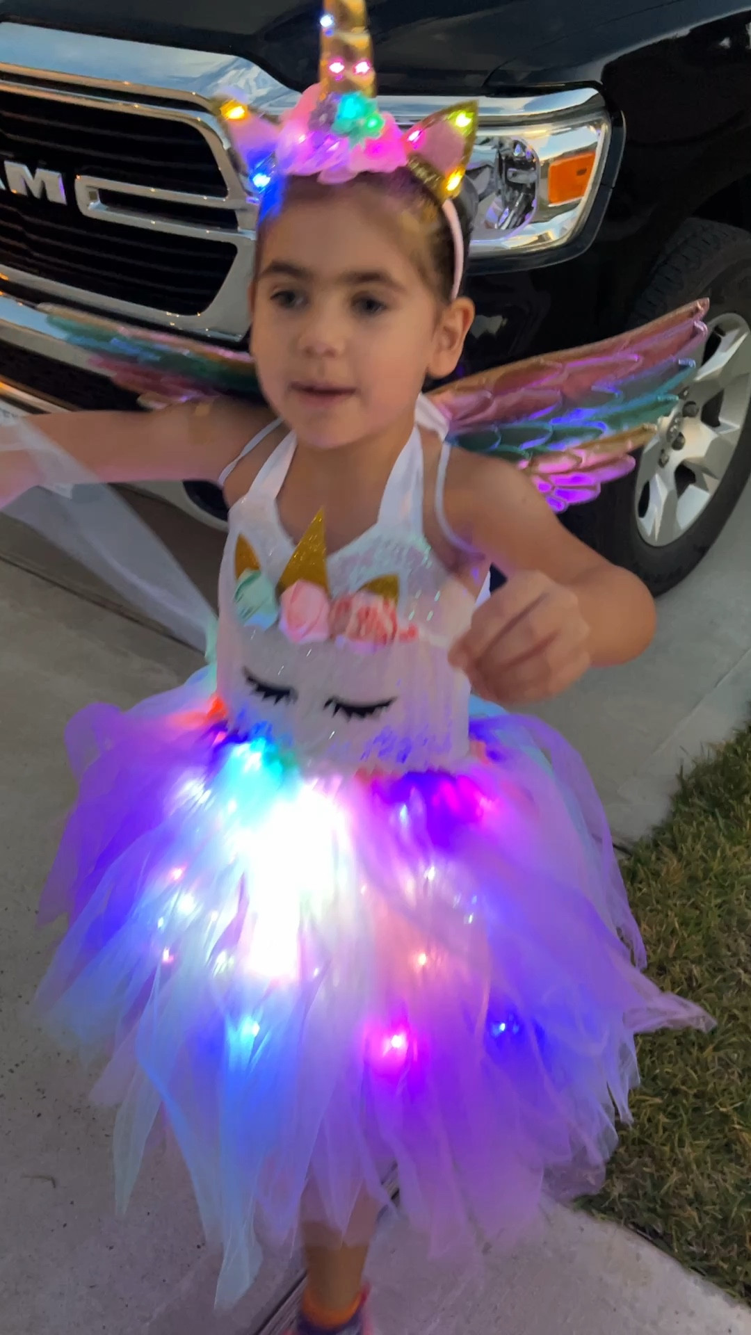 Light up unicorn costume - fits true to size 

Pick from different colored outfit and lighting options too. 



Amazon finds , Halloween kids , #ltkfindsunder50 , kids costumes #ltksalealert


#LTKHalloween #LTKVideo #LTKKids
