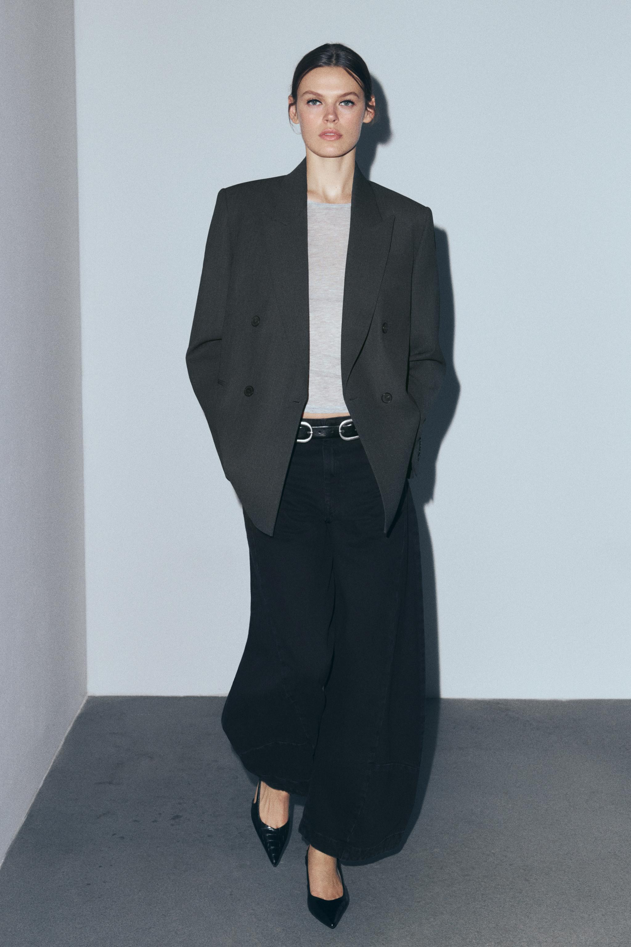 ZW COLLECTION LOW RISE BALLOON JEANS | Zara US