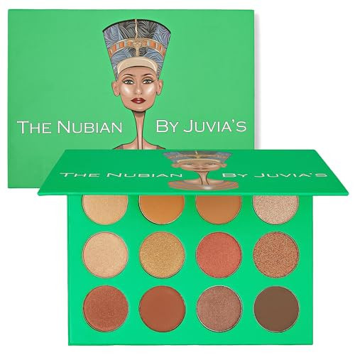 Juvia's Place Palette The Nubian - Golds, Coppers, Browns and Nudes, Shades of 12, Matte & Shimmer Shades, Pigmented Makeup Palette Eye Color & Shine, Pressed | Amazon (US)
