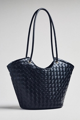 Melie Bianco Woven Bucket Tote | Anthropologie (US)