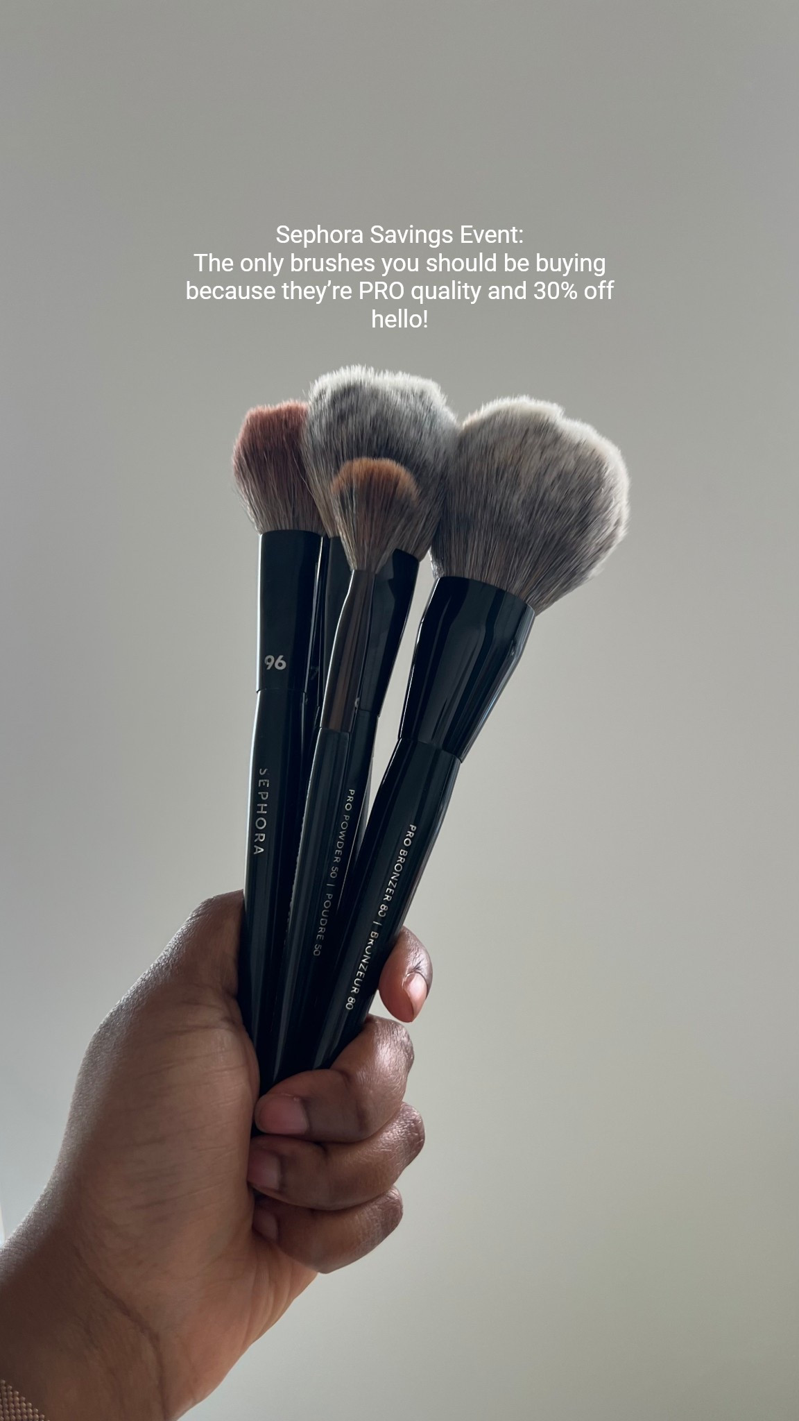 Makeup brushes 30% off during sephora savings event

#LTKSaleAlert #LTKBeauty #LTKFindsUnder50