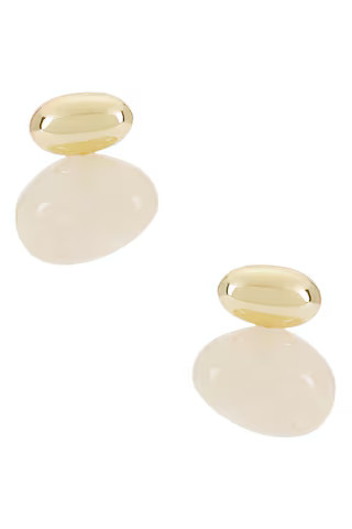 SHASHI Alice Lucite Earring in Amber from Revolve.com | Revolve Clothing (Global)