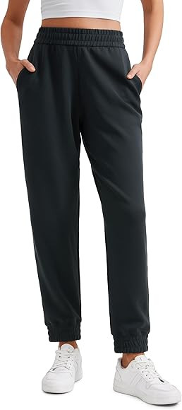 CRZ YOGA SoftAura Sweatpants Women Modal Joggers High Waisted Lounge Travel Casual Sweat Pants with Pockets Cinch Bottom | Amazon (US)