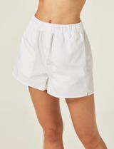 The Short: Poplin, White | With Nothing Underneath