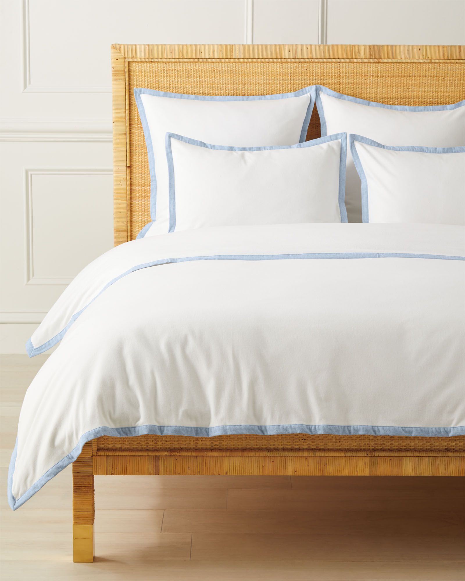 Belvedere  Brushed Cotton Duvet Cover | Serena and Lily