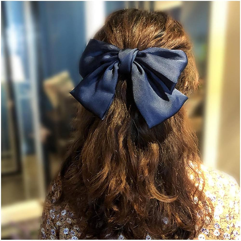 Vintage Bow Hair Clips Satin Bow Hair Barrettes Silk Hair Clip Barrette Retro Bowknot Hair Access... | Amazon (US)