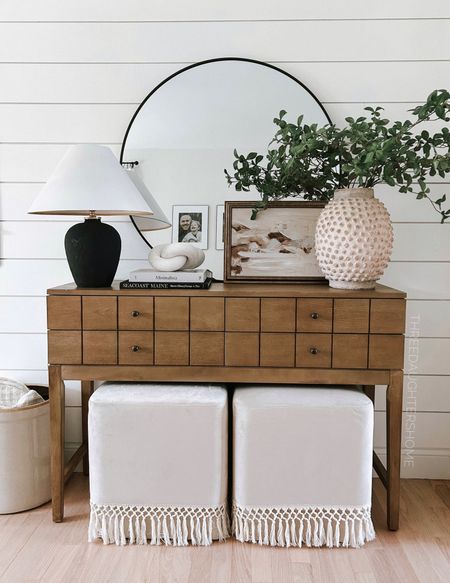 I love me a good console moment 🙌🏻






console table, round mirror, ottoman, studio mcgee, target finds, black lamp, table decor, entryway, dining room, living room

#LTKsalealert #LTKstyletip #LTKhome