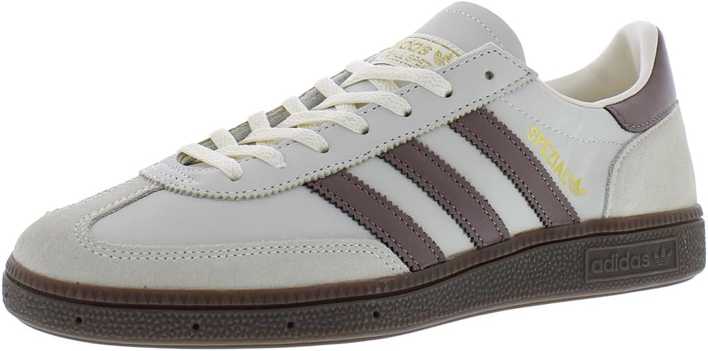 adidas Handball Spezial Suede Womens Shoes Size 10, Color: Cream White/Trace Brown/Gum 5 | Amazon (US)