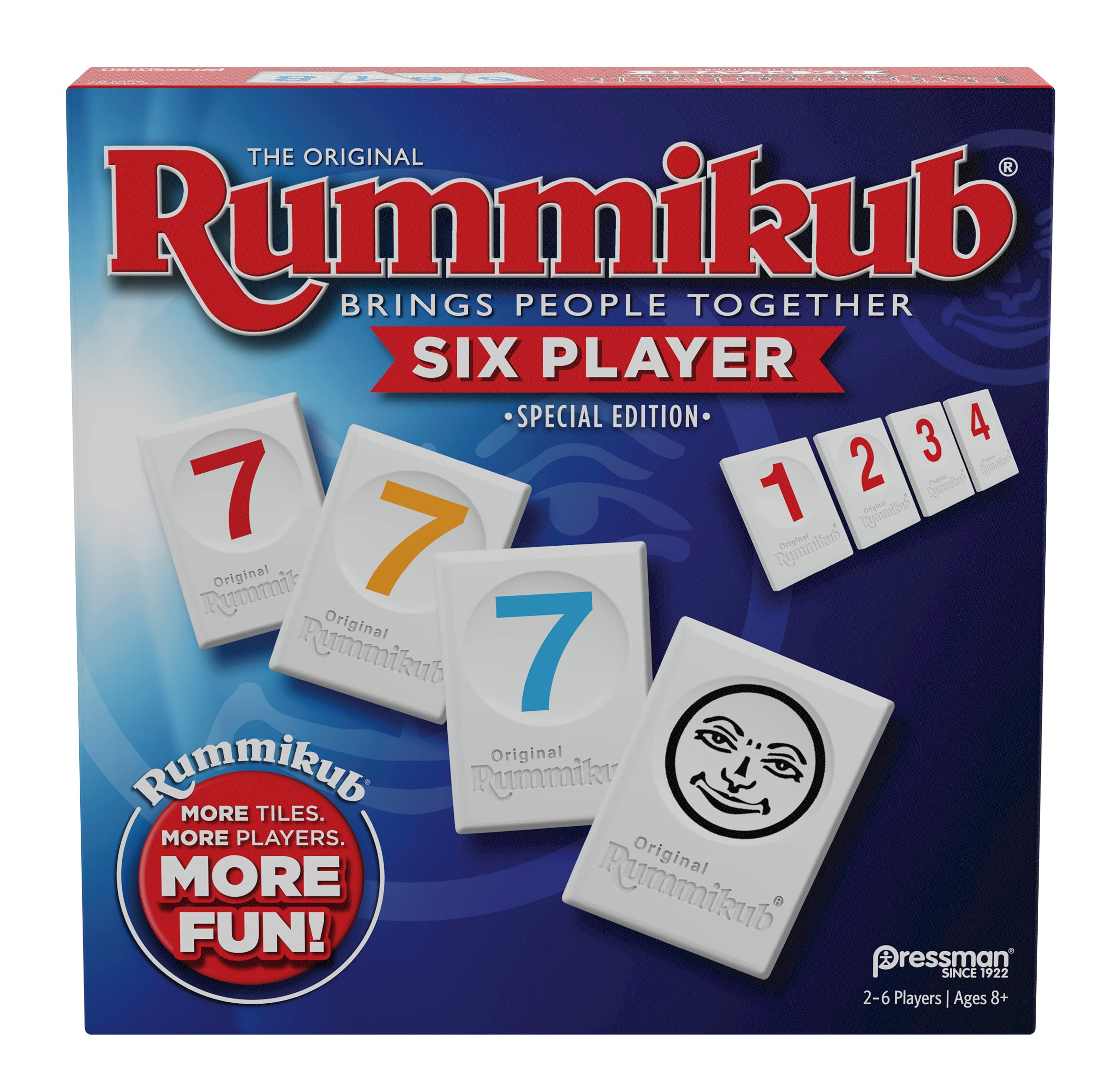 Rummikub Six Player Edition - The Classic Rummy Tile Game - More Tiles and More Players for More ... | Amazon (US)