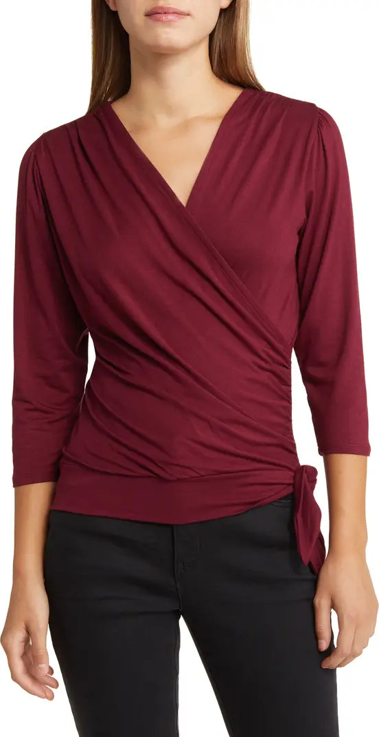 Faux Tie Wrap Top | Nordstrom