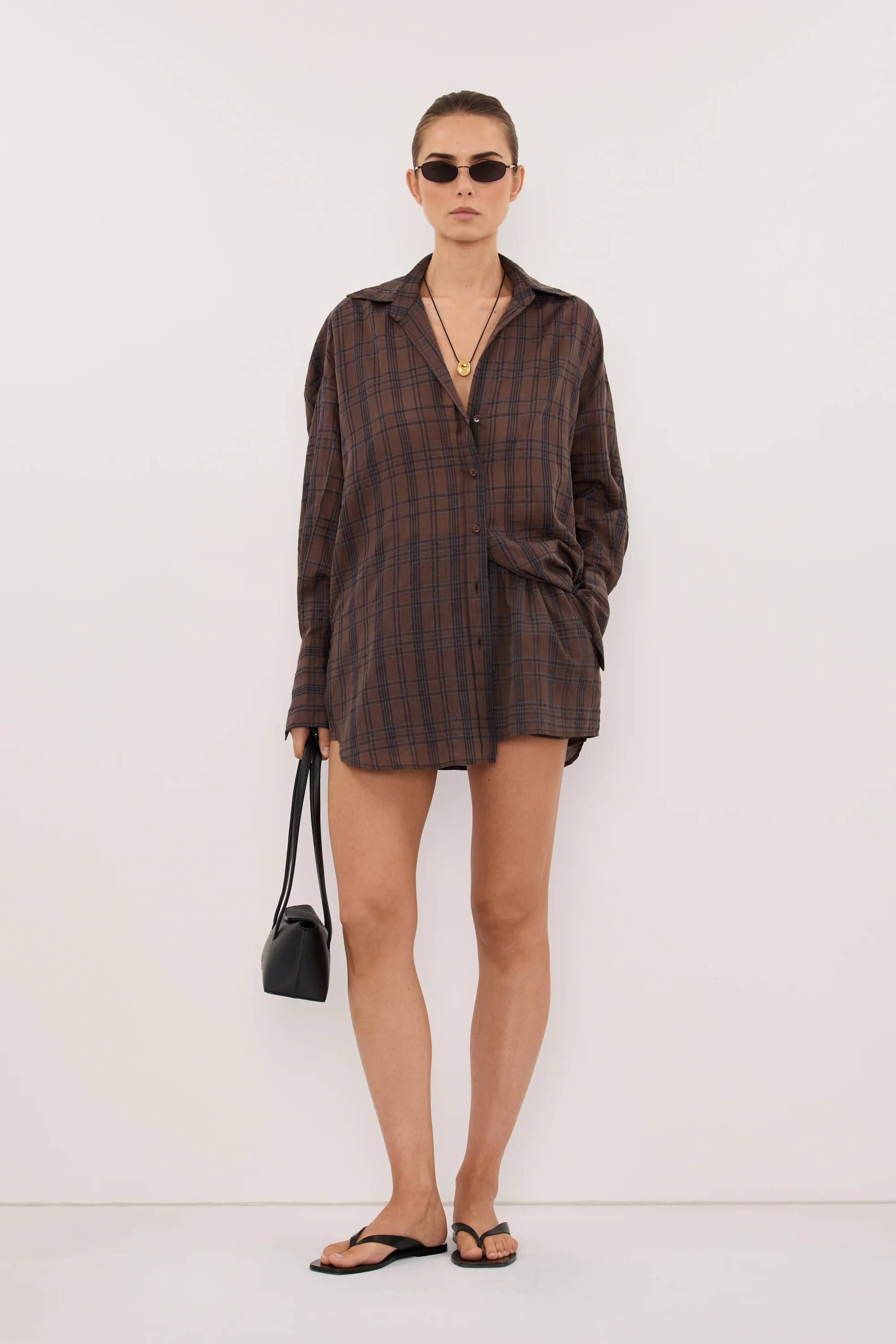 PETRA CHOC CHECK SHORT | DISSH