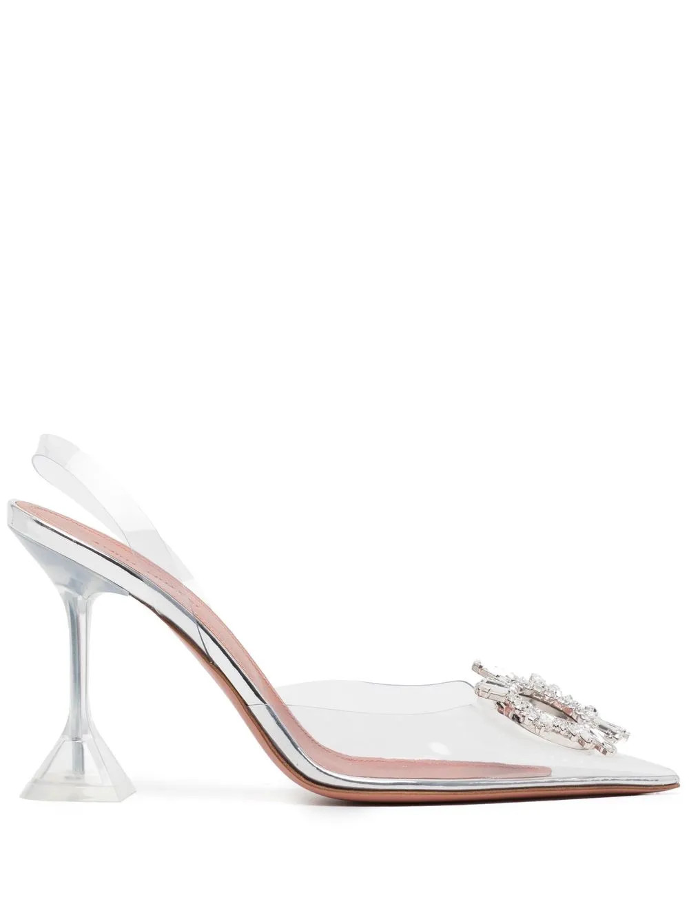 Begum 95mm transparent pumps | Farfetch Global