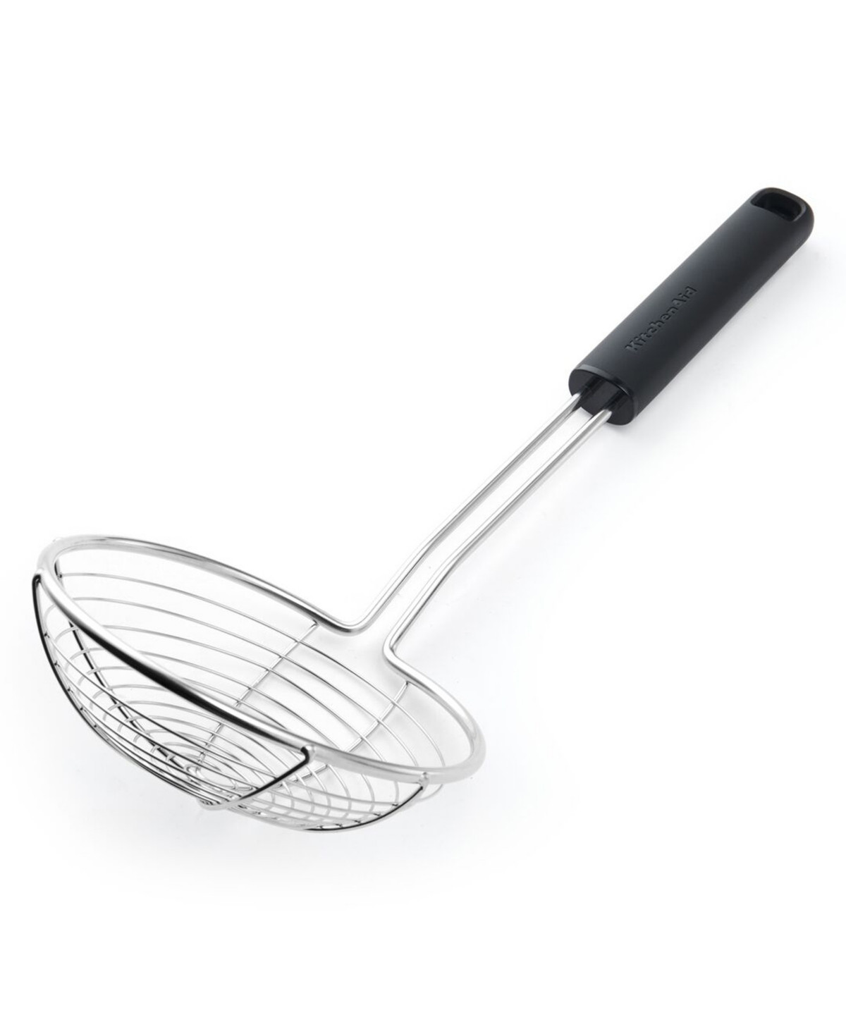 KitchenAid 14" Wide-Opening Wire Strainer - Onyx Black | Macy's
