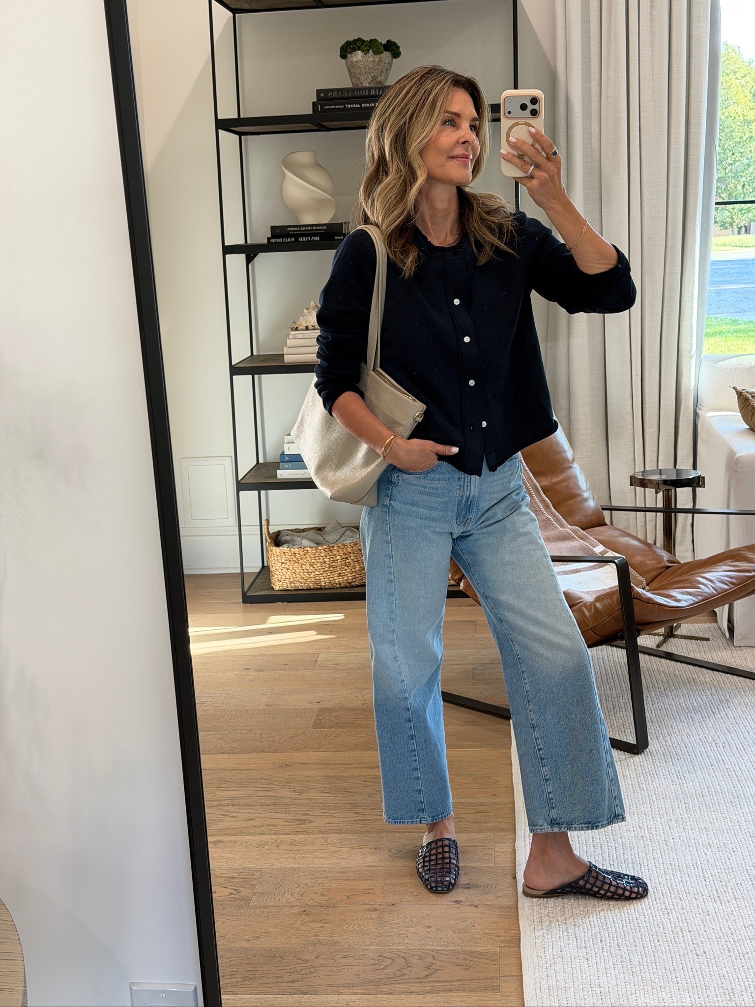 -Jersey cardigan sz XS 
I linked a great less option below  
-Jeans I’ve worn for years! TTS I’m 5’6”
-Shoes are back in stock! 
-Zip tote fits my computer!

#LTKootd #LTKOver40