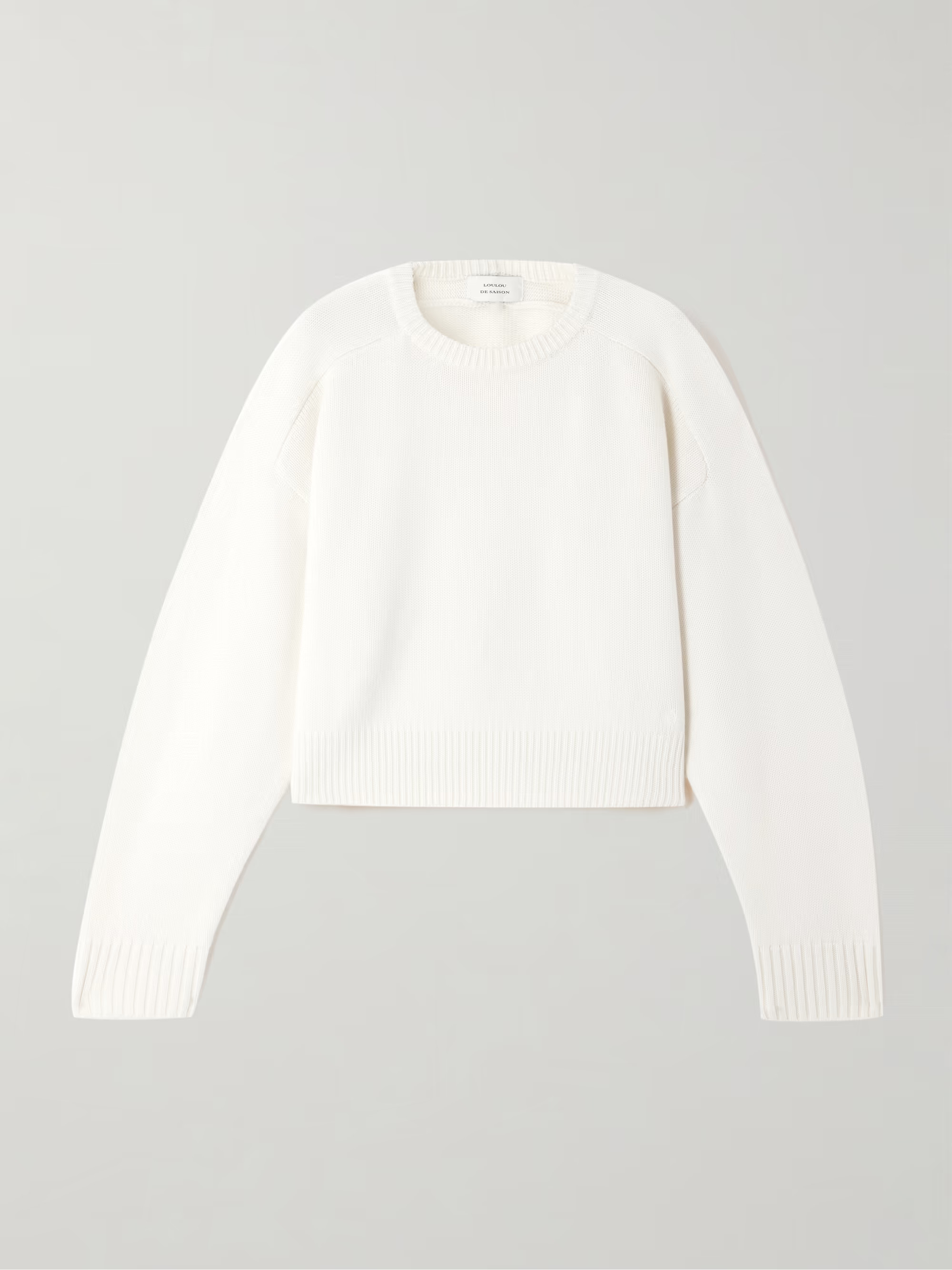 Bruzzi cropped wool and cashmere-blend sweater | NET-A-PORTER (US)