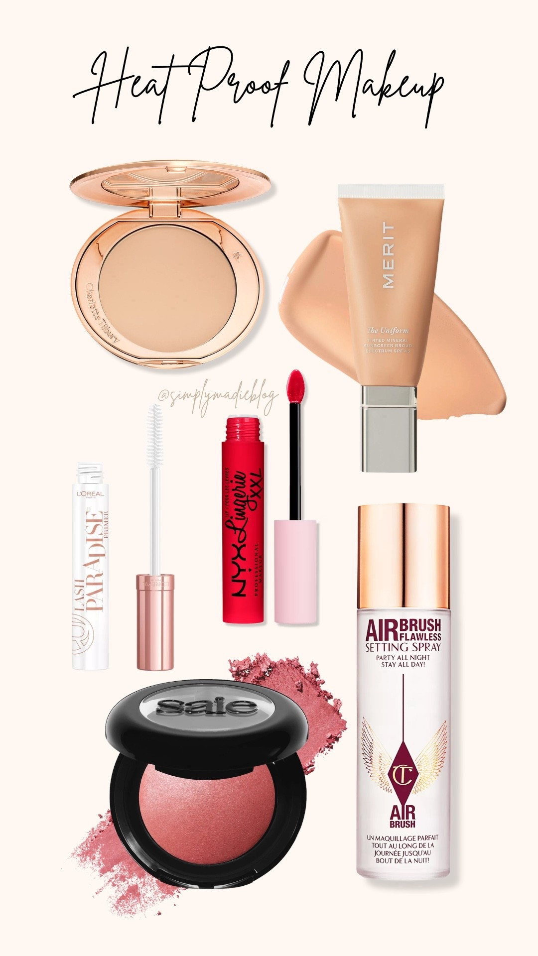 makeup that stays on during those hot summer days 🔥🔥🔥

#LTKgrwm #LTKBeauty #LTKSaleAlert