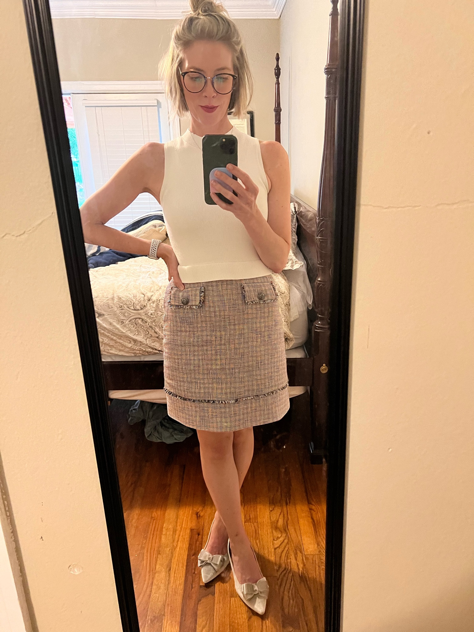 Ted Baker Tweed Dress for the Office. 

On sale at Nordstrom. Snag it before it sells out. 

Wearing size two. All exact items and similar finds linked  

#LTKSummerSales #LTKWorkwear #LTKxNSale