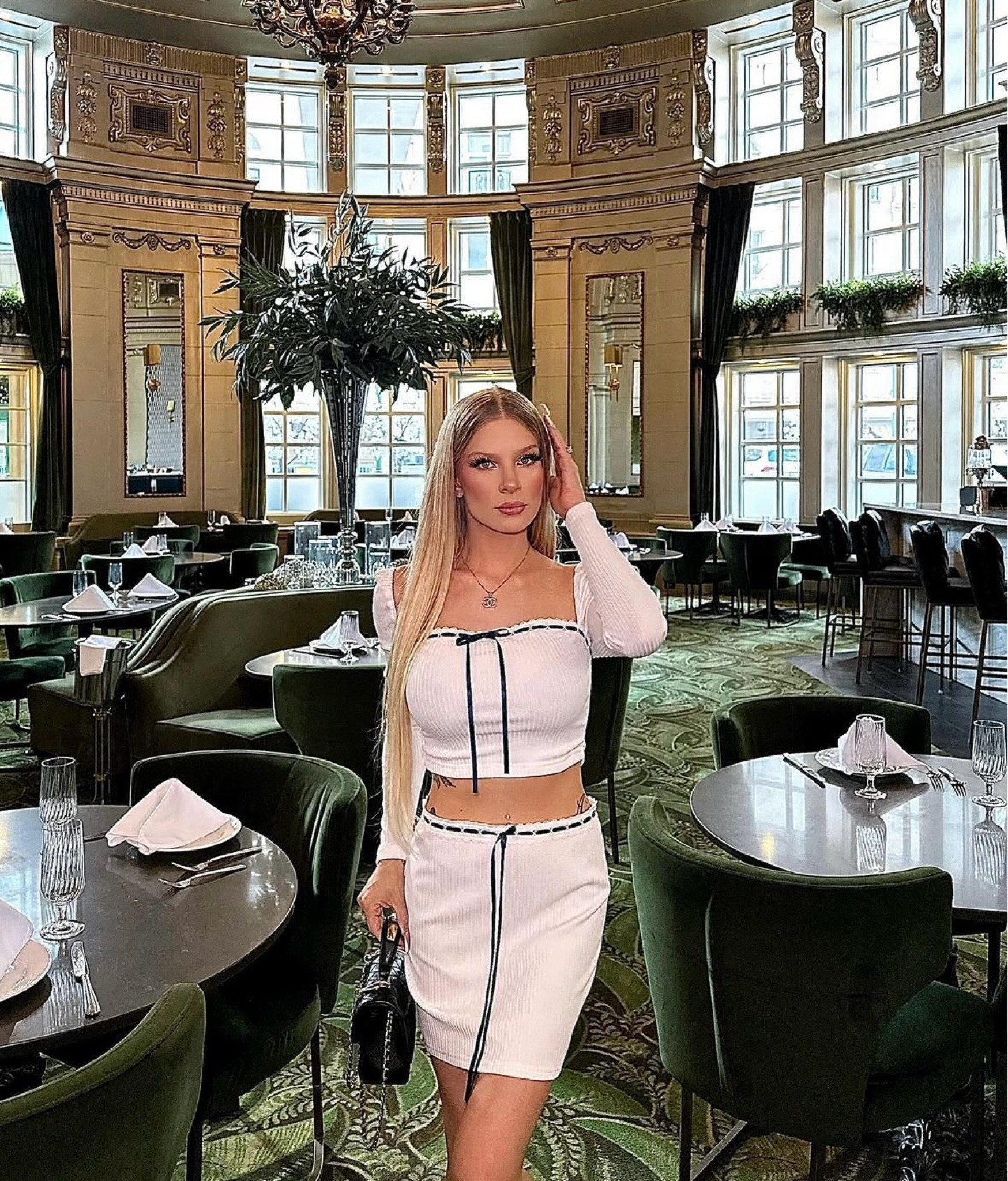 a sweet glimpse ♡ use my code for $$ off your order angels: elizabethh 
.
.
#outfitinspo #girlyoutfits #classyoutfit #outfits #brunchoutfit #bows 

#LTKstyletip #LTKmodest #LTKsale