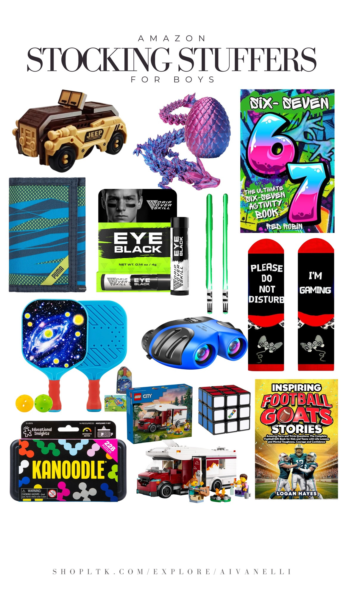 Amazon Stocking Stuffers for Boys

stocking stuffers for boys
small toys for boys
boys fidget toys
mini games for kids
boys novelty socks
sports stocking stuffers
lego mini sets
boys gadgets and tech toys

#LTKKids #LTKGiftGuide #LTKHoliday