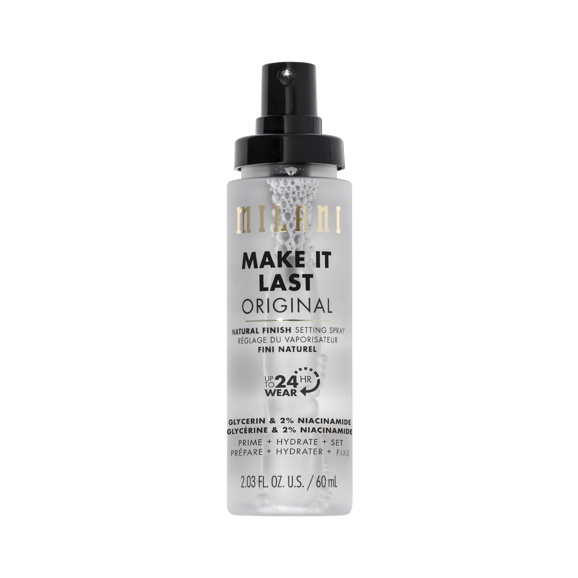 Milani Make It Last Setting Spray, Prime + Correct + Set, Natural Finish, 2.03 fl oz | Walmart (US)