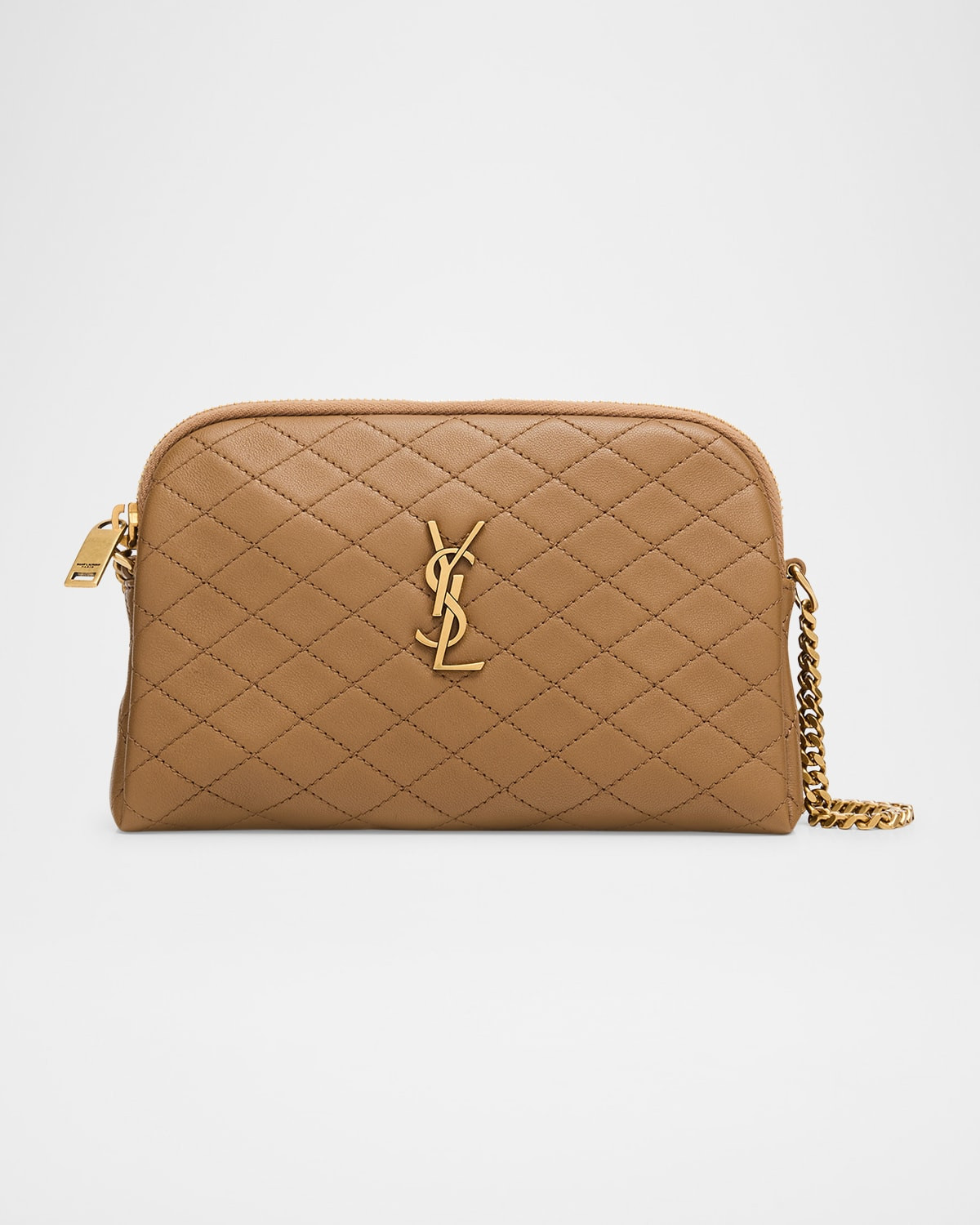 Gaby Mini YSL Crossbody Bag in Quilted Leather | Neiman Marcus