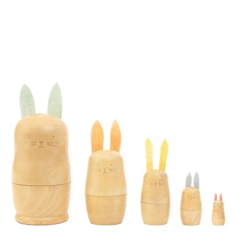 Meri Meri Stacking Bunnies (Pack of 5) | Target