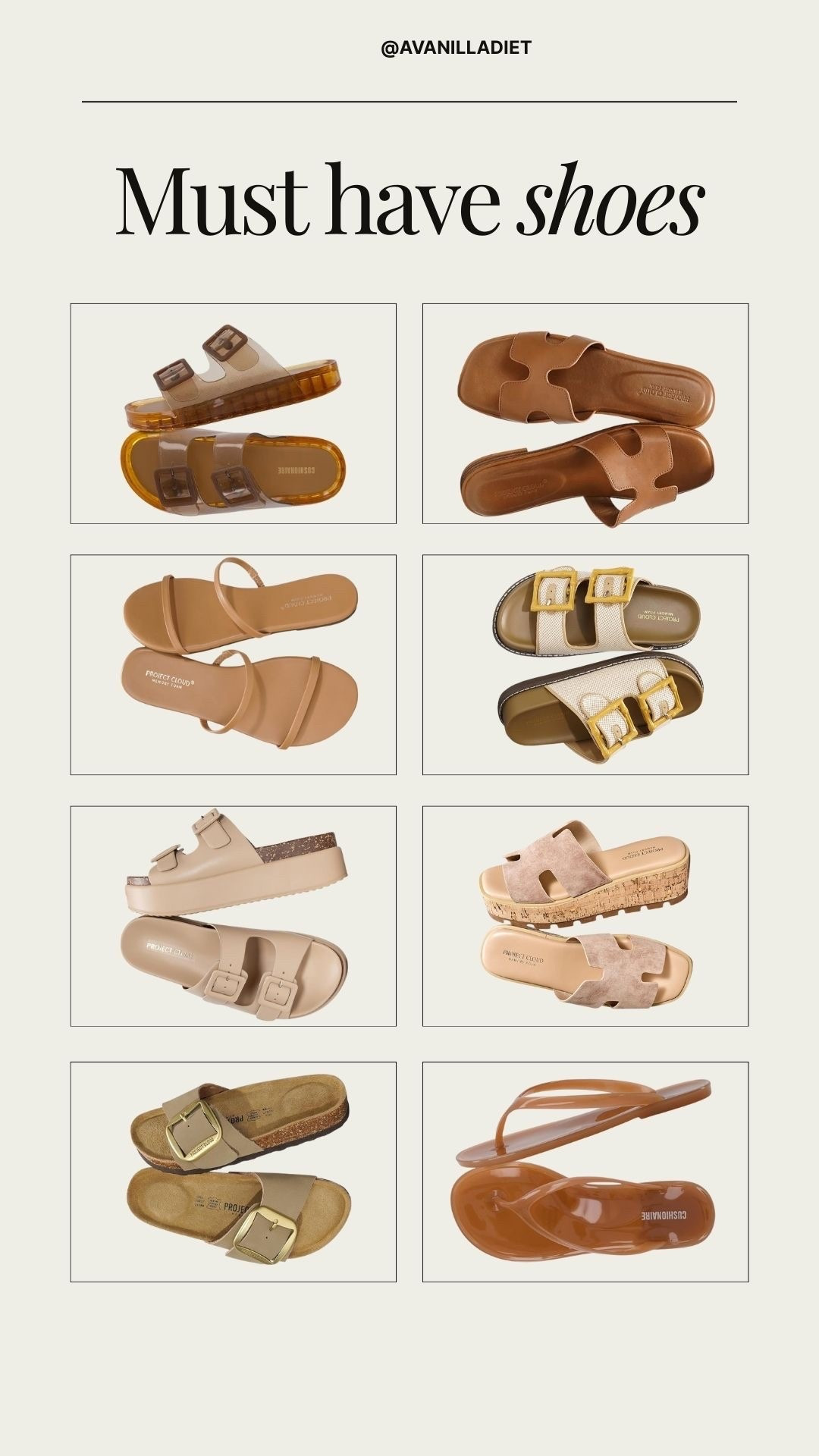 👡 Must-have spring/summer sandals 👡
Easy, neutral sandals that go with everything — comfy and cute for warm days ahead ✨
#springsandals #summershoes #shoeedit #ltkfashion #warmweatherstyle #everydaywear


#LTKSeasonal