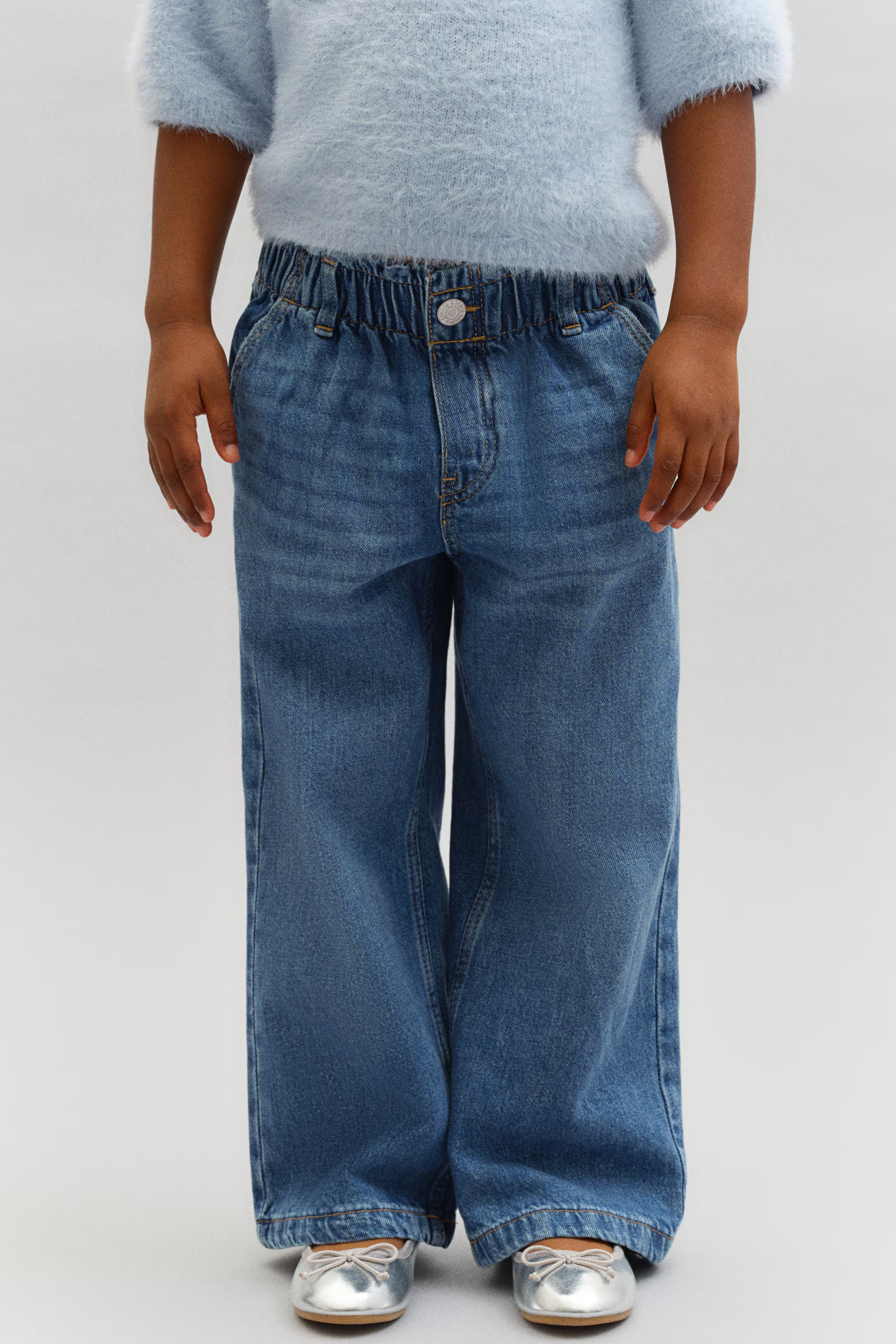 Wide Leg Paper-bag Jeans | H&M (US + CA)