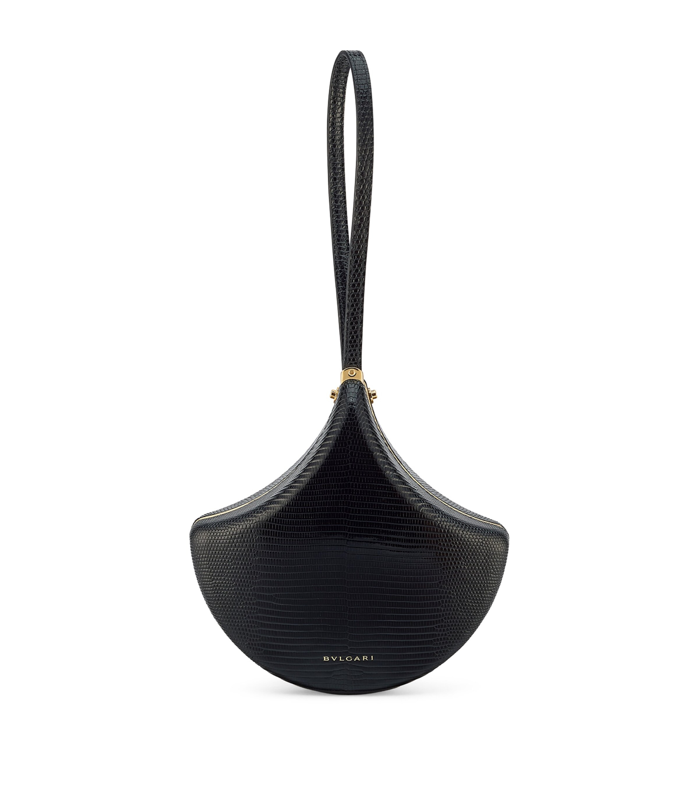 Lizard Leather Ginkgo Clutch Bag | Harrods UK