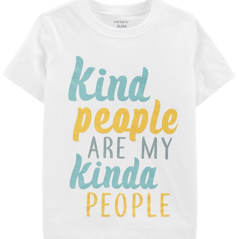 Toddler Kind People Jersey Tee | Carter's