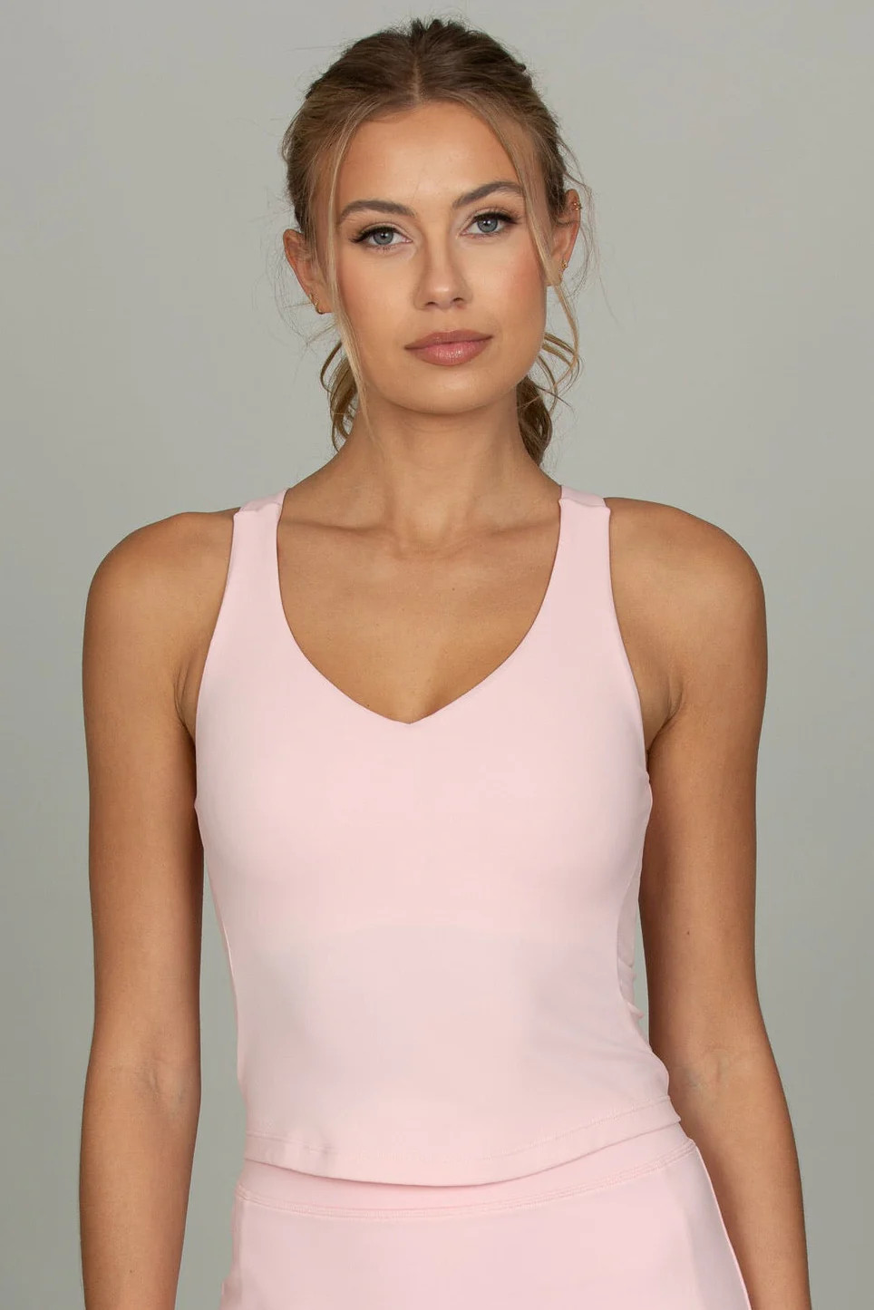 Almond Blossom Open Back Sweetheart Tank | Gold Hinge