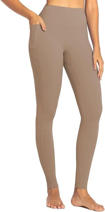 Sunzel No Front Seam Workout Leggings for Women with Pockets, High Waisted Compression Yoga Pants... | Amazon (US)