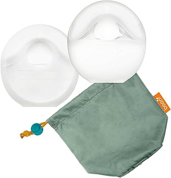 Boon Trove Silicone Manual Breast Pump Set - Hands Free Breast Milk Collector - Includes Canvas T... | Amazon (US)