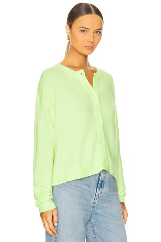 American Vintage Damsville Cardigan in Jaune Fluo from Revolve.com | Revolve Clothing (Global)