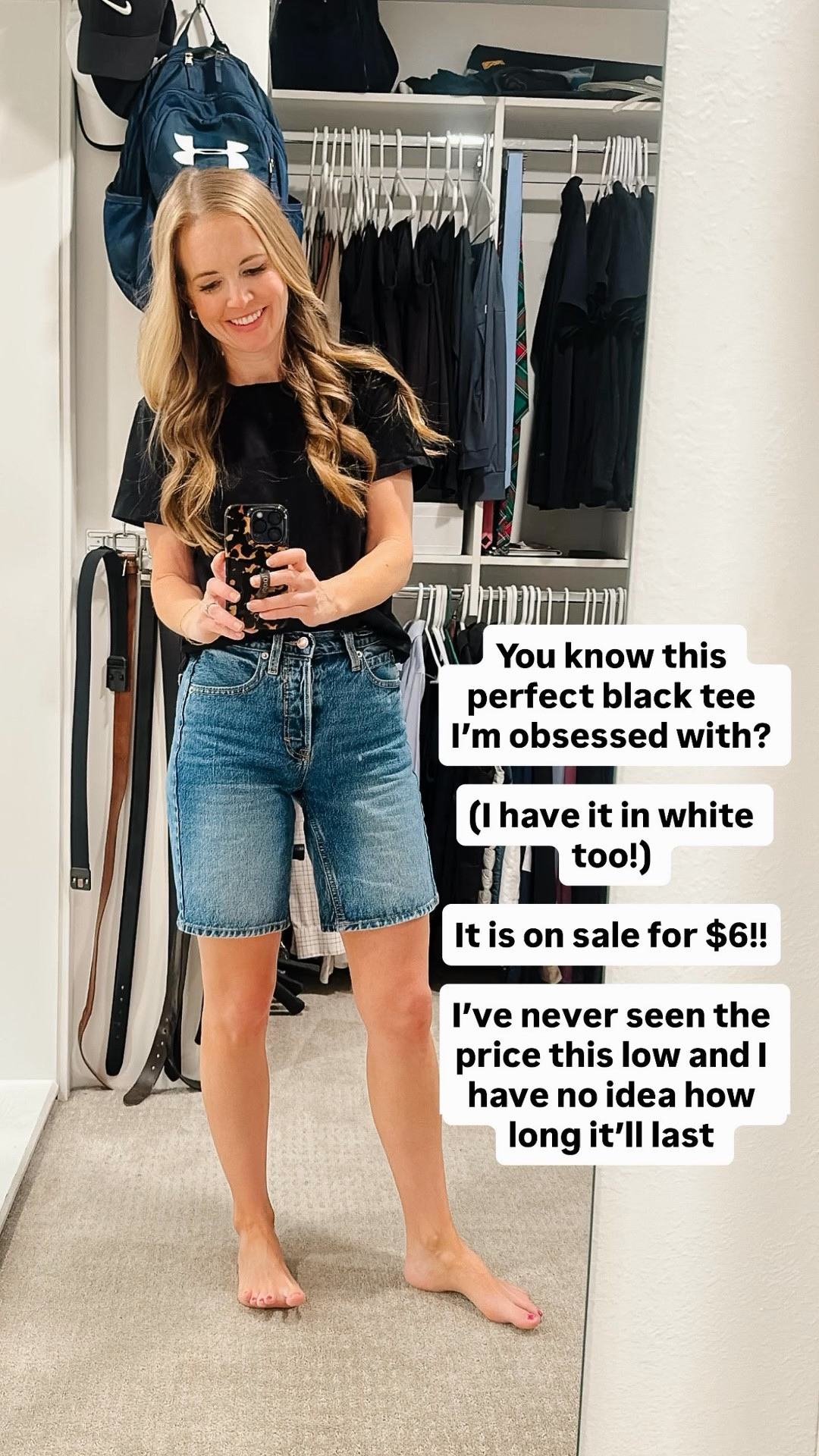 Don’t sleep on this sale - I’ve never seen this top so cheap! 

I’ve been wearing mine for 3 summers and they’re just the best

I am wearing an extra small, which is my normal size