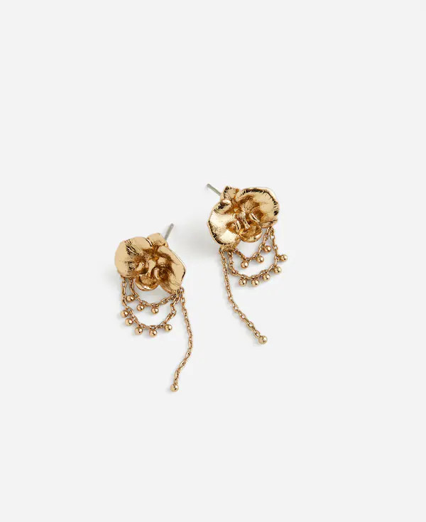 Orchid Dangle Chain Stud Earrings | Madewell | Madewell