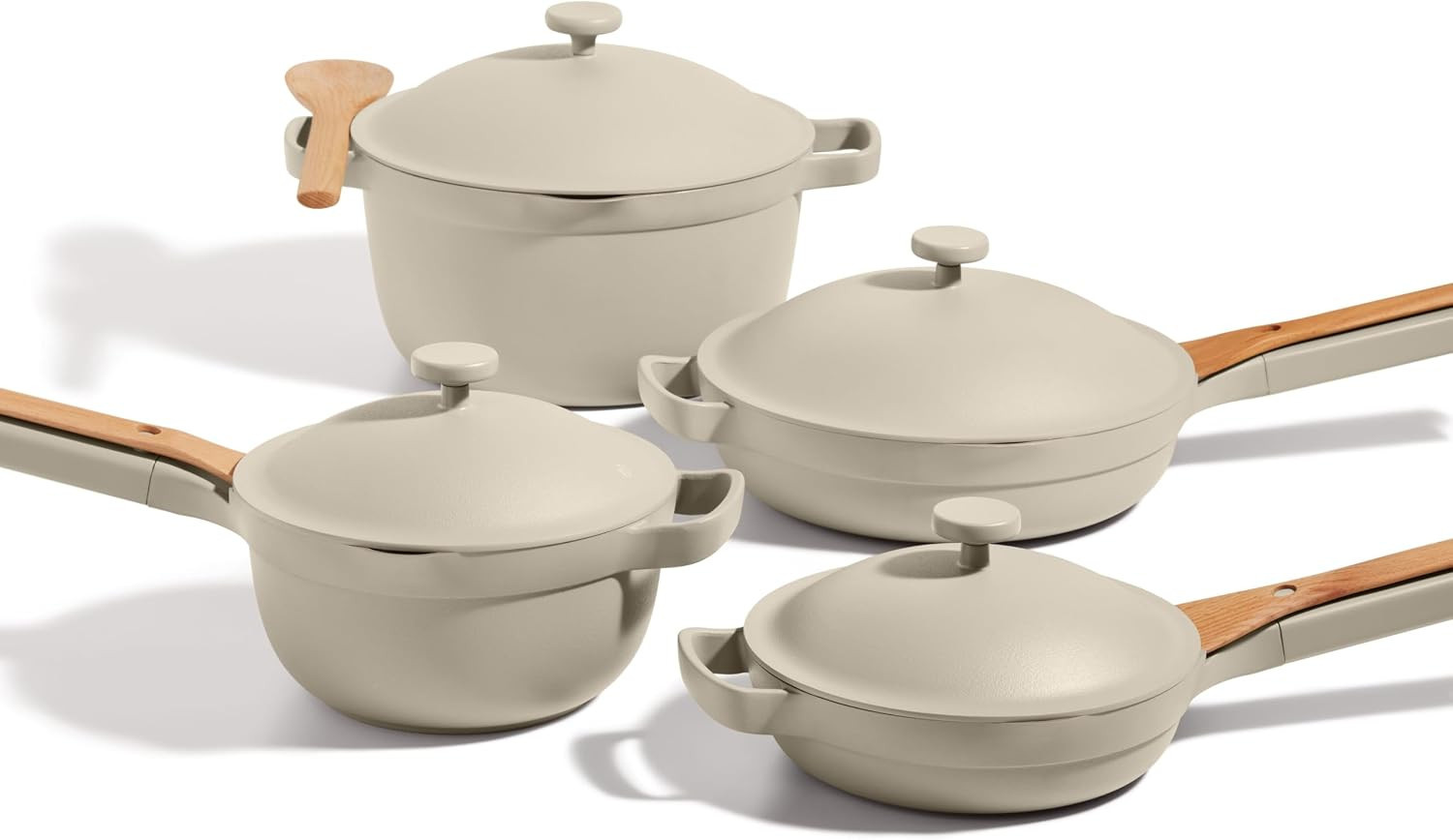 Our Place Cookware Set - 13-Piece Kit Including the Always Pan, Perfect Pot and Spatulas | Multifunctional, Toxin-Free Nonstick | Heat Safe up to 450°F | Oven, Stove, Induction Compatible | Steam | Amazon (UK)